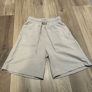 H&M Gray Athletic Shorts with Elastic Waistband